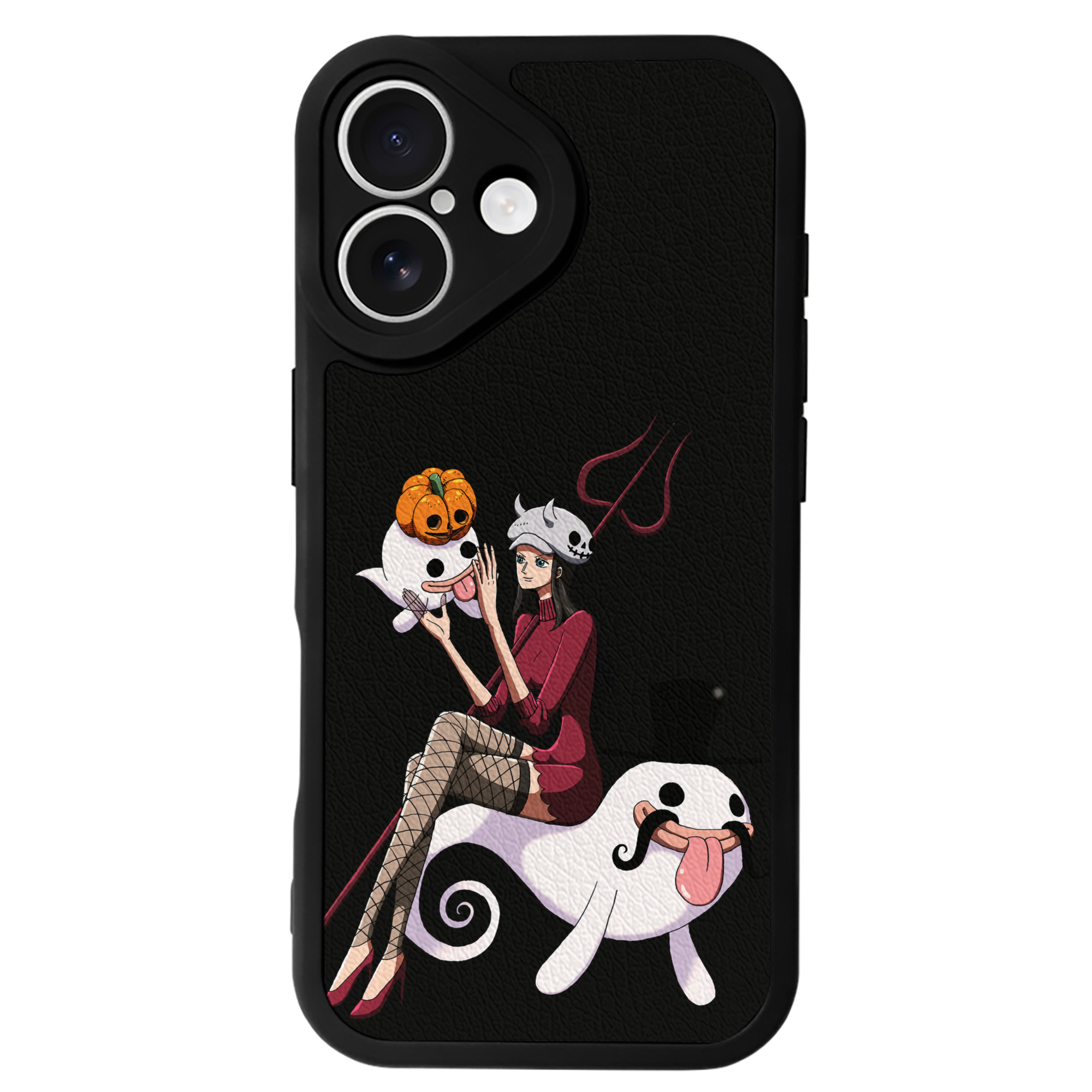 （画像用） ワンピース ニコ・ロビン ONE PIECE Nico Robin 【iPhone 16シリーズ対応】シリコンスマホケース（レザー調） 材質：シリコン